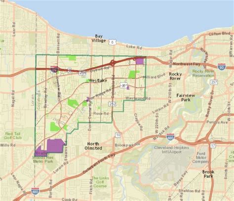 westlake zoning map ohio.